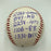 Ron Santo Signed Heavily Inscribed STAT MLB Baseball Beckett Certified