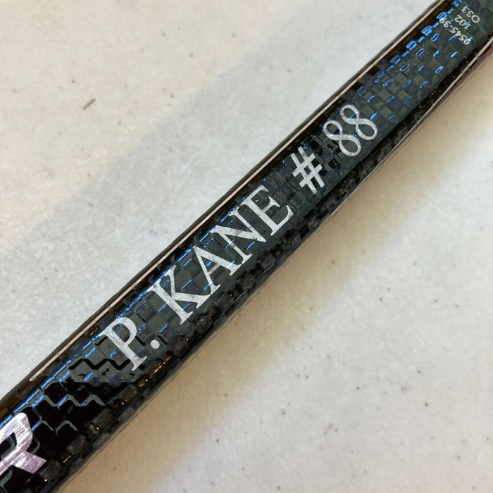 Patrick Kane Signed 2014 Game Used Hockey Stick Championship Season JSA COA