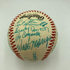1955 Brooklyn Dodgers World Series Champs Team Signed Baseball Sandy Koufax JSA