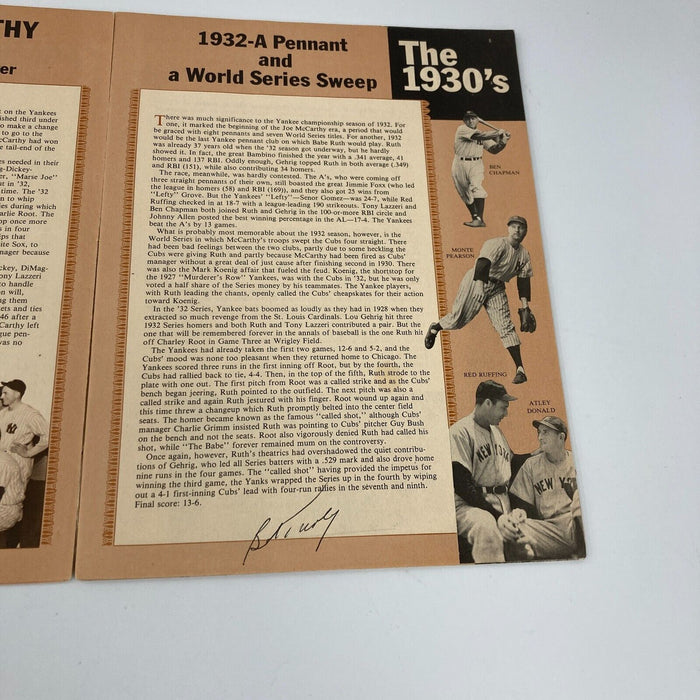 New York Yankees Signed Book 200+ Sigs! Mickey Mantle Roger Maris Joe Dimaggio