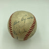 1946 Cleveland Indians Team Signed Official American League Baseball JSA COA