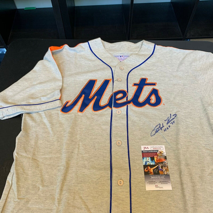 Ralph Kiner "Hall Of Fame 1975" Signed New York Mets Jersey With JSA COA