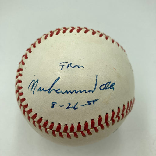 Muhammad Ali Single Signed Official National League Baseball JSA COA