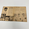 1953 New York Yankees World Series Champs Team Signed Program Mickey Mantle JSA