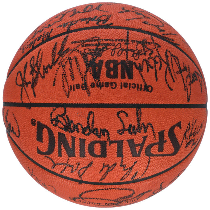 Michael Jordan 1989 All Star Game Team Signed Spalding Game Basketball PSA DNA
