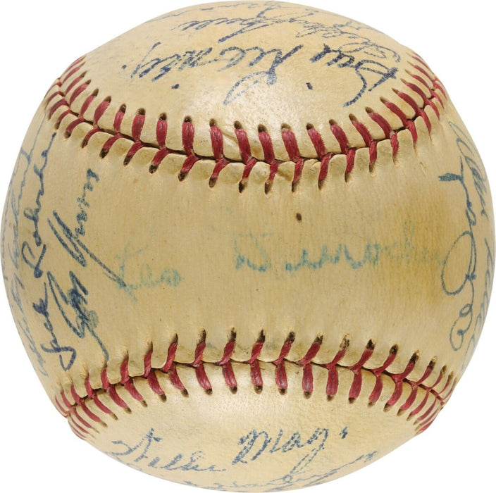 Beautiful Willie Mays Rookie 1951 New York Giants Team Signed Baseball PSA DNA