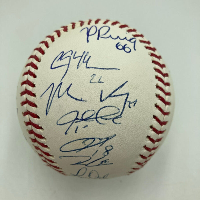 2018 Los Angeles Dodgers NL Champs Team Signed World Series Baseball JSA COA