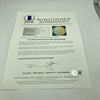 1971 All Star Game Attendees HOF Multi Signed Baseball Beckett COA