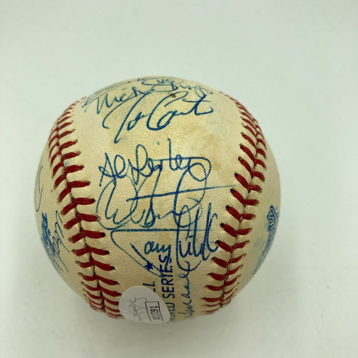 1993 Toronto Blue Jays World Series Champs Team Signed Baseball JSA COA