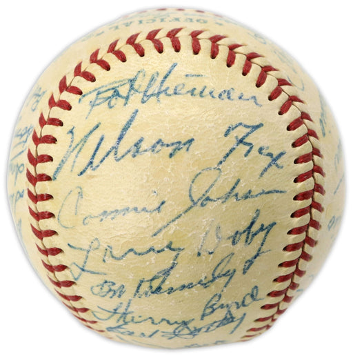 1956 Chicago White Sox Team Signed Baseball Nellie Fox PSA DNA COA