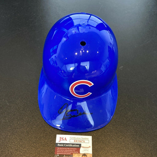 Oscar Gamble Signed Full Size Chicago Cubs Baseball Helmet 1969 Cubs JSA COA
