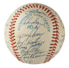 1961 New York Yankees World Series Champs Team Signed Baseball Mickey Mantle JSA