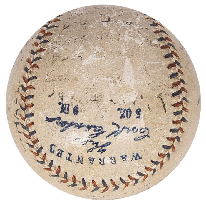 Historic 1912 Boston Red Sox World Series Champs Team Signed Baseball JSA COA