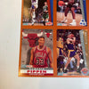 (5) 1992 Fleer Promo Basketball Uncut Sheets Scottie Pippen