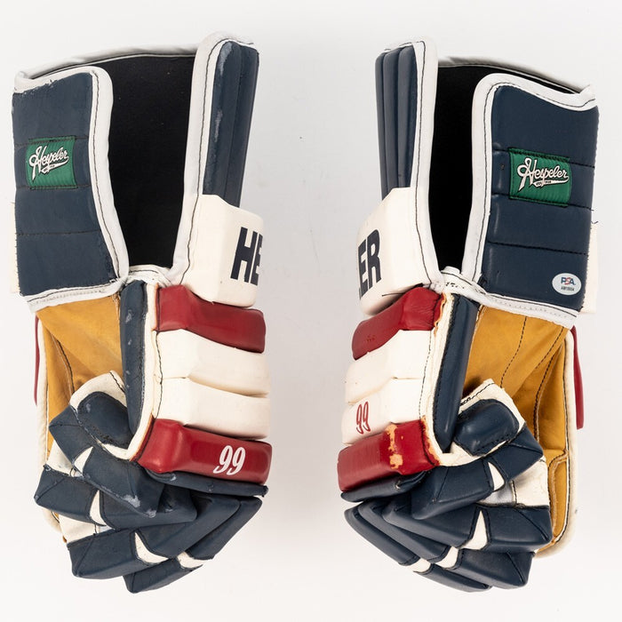 Wayne Gretzky New York Rangers Hespeler Game Model Hockey Gloves PSA DNA COA