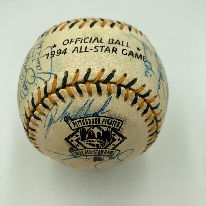1994 All Star Game National League Team Signed Baseball Barry Bonds PSA DNA COA
