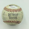1982 Detroit Tigers Team Signed Baseball Sparky Anderson Alan Trammell JSA COA