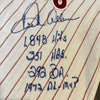 The Finest Dick Rich Allen Signed Philadelphia Phillies STAT Jersey PSA DNA COA