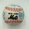 1985 - 1986 New York Mets Team Signed Baseball 28 Sigs With Gary Carter