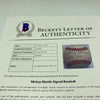 Mickey Mantle "Hall Of Fame 1974" Signed American League Baseball Beckett COA