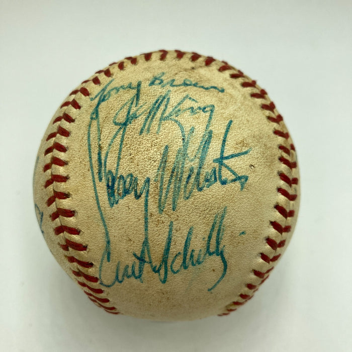 Curt Schilling Pre Rookie 1988 Minor League All Star Game Team Signed Baseball