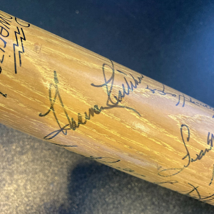 1970 All Star Game Team Signed Bat Carl Yastrzemski Frank Brooks Robinson JSA
