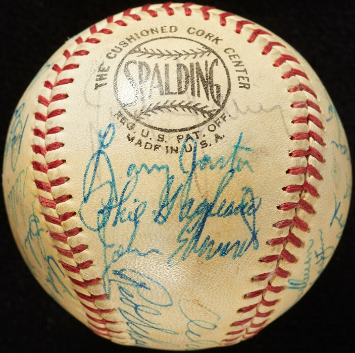 1968 St. Louis Cardinals NL Champs Team Signed Baseball Beckett COA Roger Maris