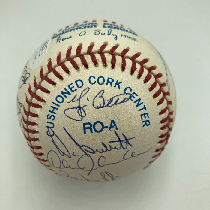 1978 Yankees World Series Champs Team Signed Baseball JSA COA
