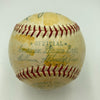 Mickey Cochrane Red Faber Ray Schalk Ed Walsh 1950's HOF Signed Baseball JSA COA
