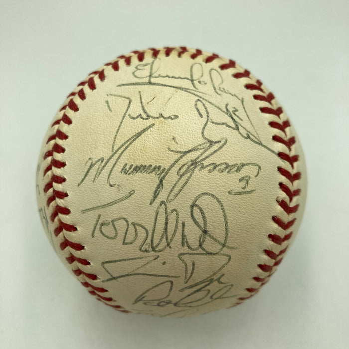 1995 Atlanta Braves World Series Champs Team Signed W.S. Baseball JSA COA