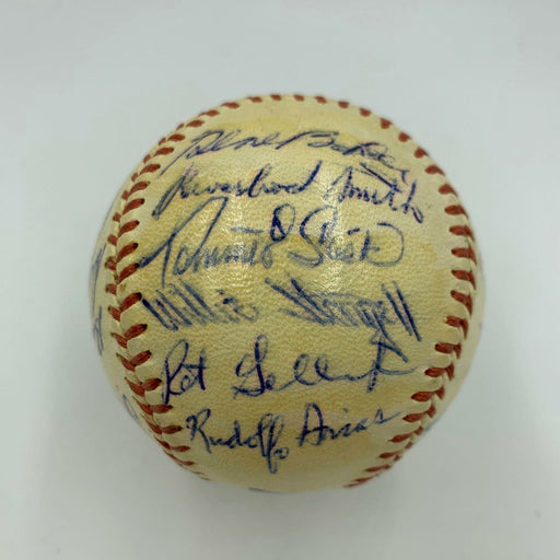 Willie Stargell Pre Rookie 1962 Columbus Jets Signed Minor League Baseball PSA