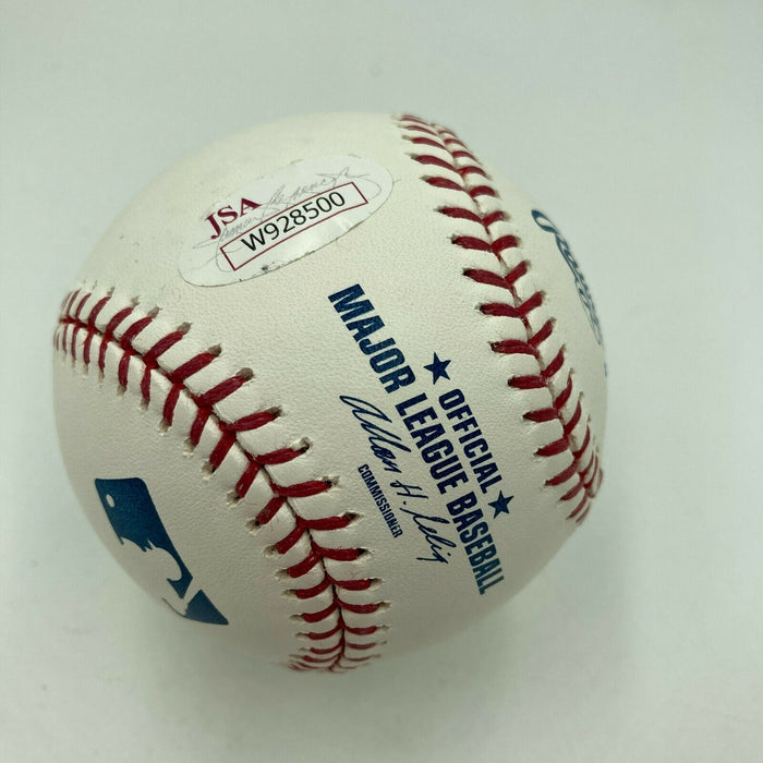 Juan Gonzalez Signed Heavily Inscribed STAT Baseball JSA COA