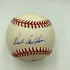 Richie Ashburn 1958 Batting Champ .350 Ave Signed Inscribed Baseball PSA DNA COA