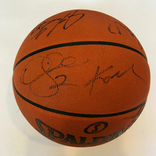Kobe Bryant 2010-11 Los Angeles Lakers Team Signed Basketball With JSA COA