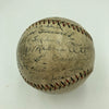 Roger Bresnahan & Mel Ott 1928 New York Giants Team Signed Baseball JSA COA