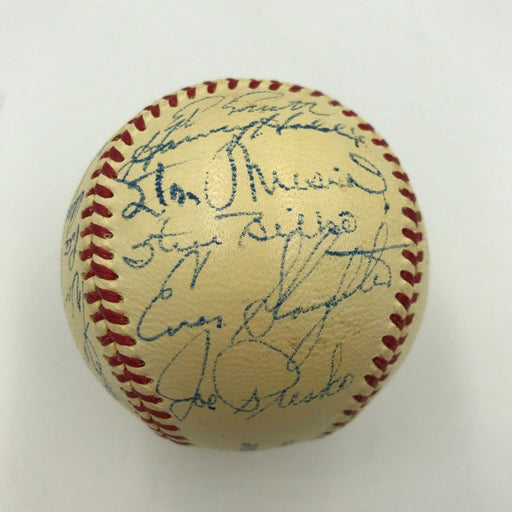 Beautiful 1953 St. Louis Cardinals Team Signed NL Baseball Stan Musial PSA DNA