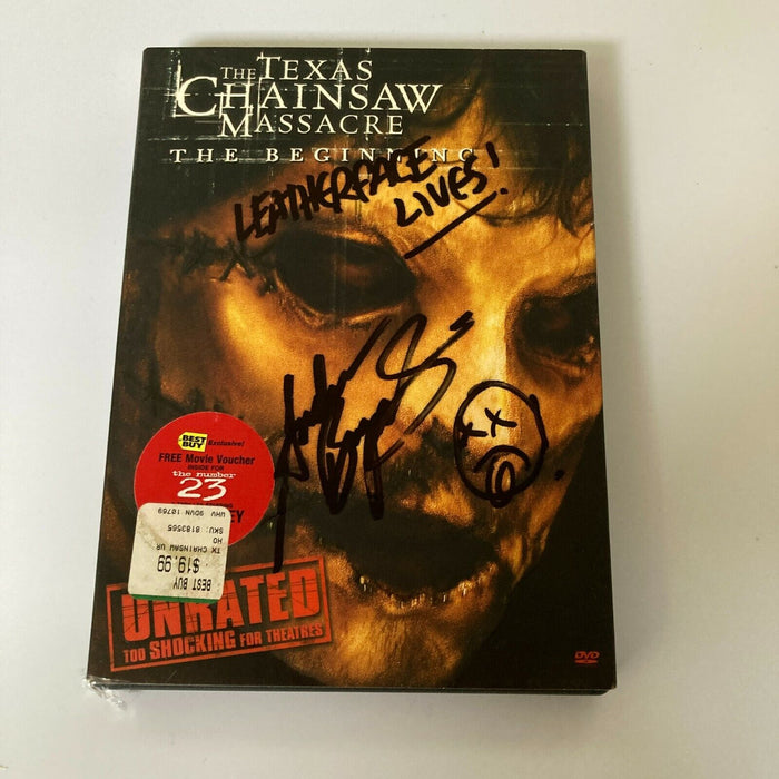 Andrew Bryniarski Signed The Texas Chainsaw Massacre DVD Movie JSA COA