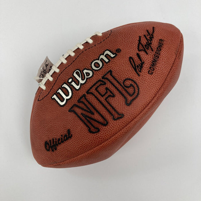 Dan Marino Signed Wilson NFL Football UDA Upper Deck COA (Flat)