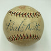 Babe Ruth Single Signed 1927 American League Baseball PSA DNA COA