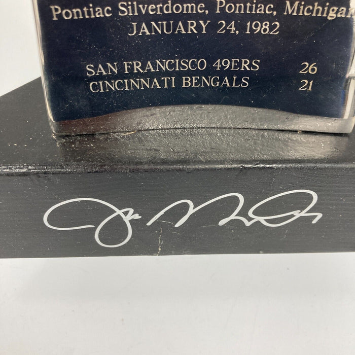 Joe Montana Signed 49ers Super Bowl XVI Full Size Trophy JSA COA