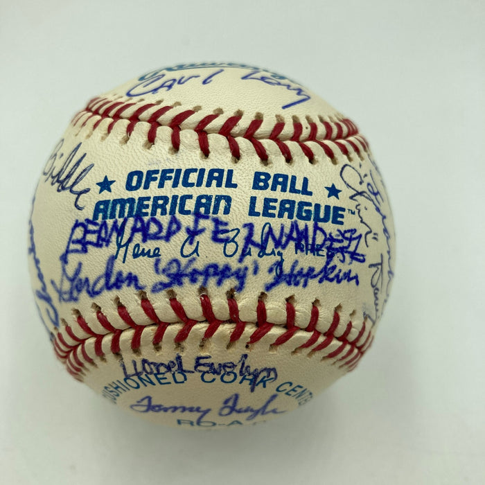 Beautiful Negro League Legends Multi Signed Baseball 30 Sigs With JSA COA