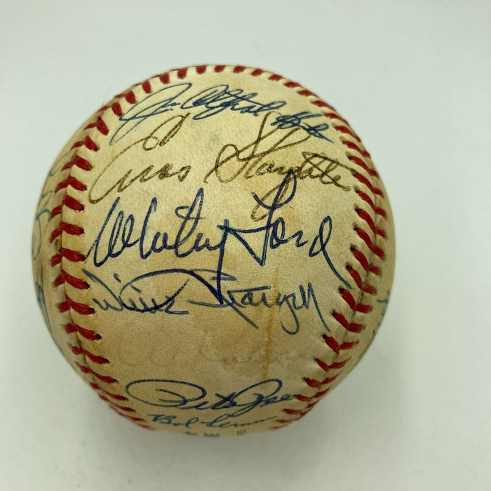 Mickey Mantle Stan Musial Hall Of Fame Multi Signed Baseball 25 Sigs JSA COA