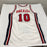 1992 Clyde Drexler Signed Game Used Team USA Olympics Jersey MEARS & JSA COA