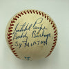 Mrs. Babe Ruth & Mrs. Lou Gehrig Signed Baseball With Satchel Paige PSA DNA COA