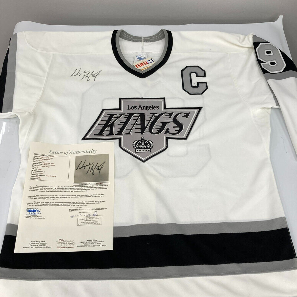 Wayne Gretzky Signed Los Angeles Kings Authentic Game Model CCM Jersey JSA COA