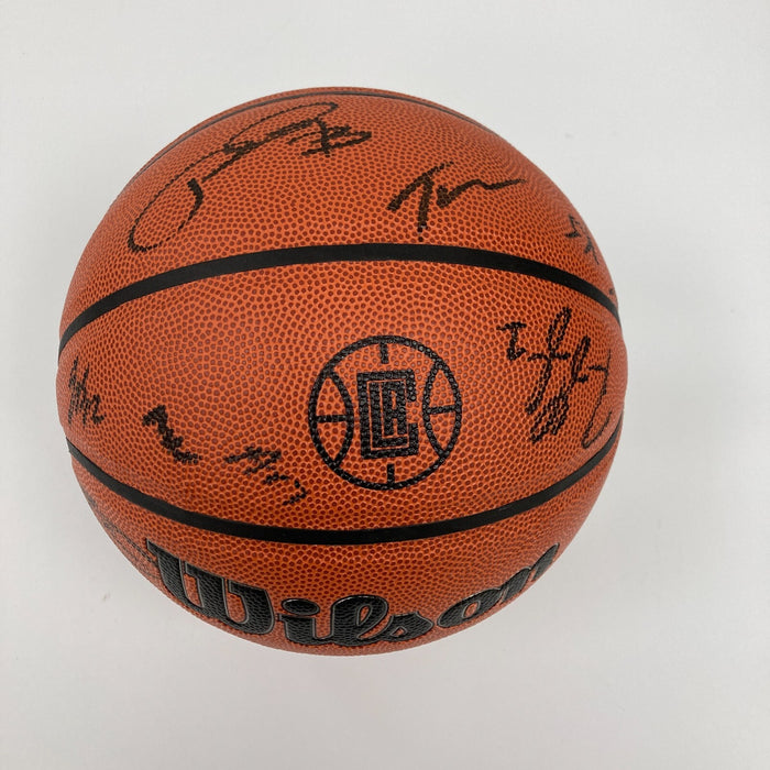 2021 Los Angeles Clippers Team Signed Basketball JSA COA