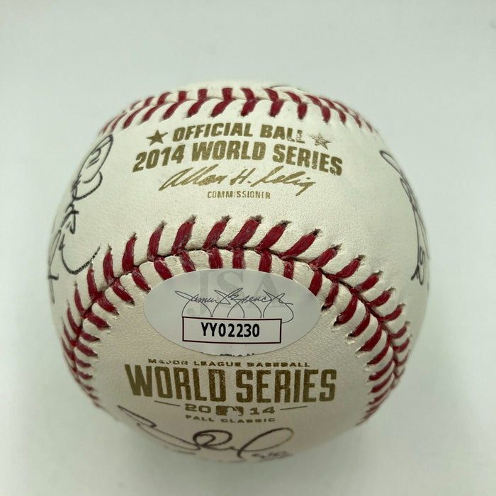 2014 San Francisco Giants World Series Champs Team Signed W.S. Baseball JSA COA