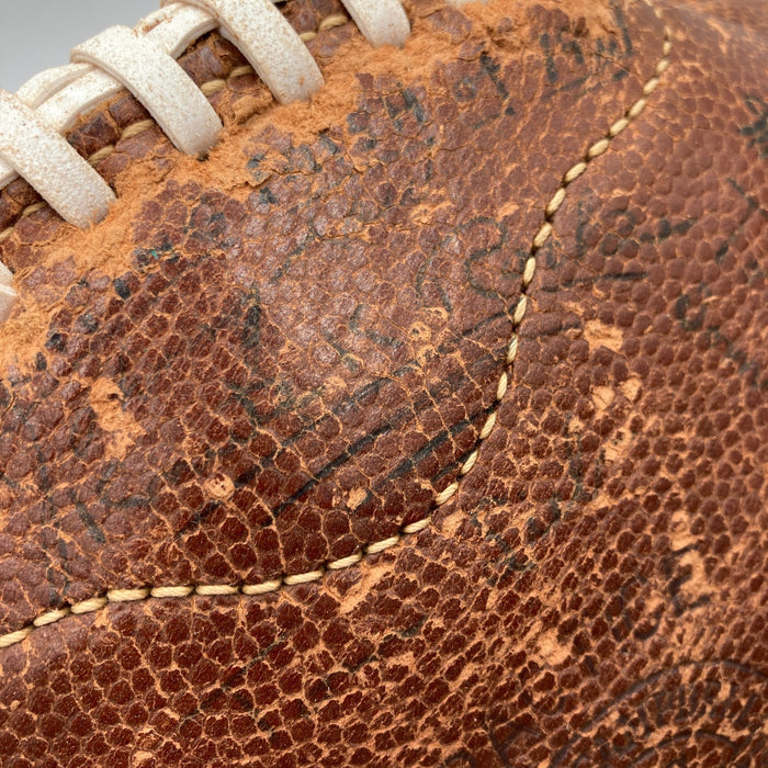 1929 Notre Dame Fighting Irish Undefeated Champs Team Signed Football JSA