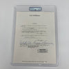 Ted Williams Full Name Signed Original Contract PSA DNA Coa