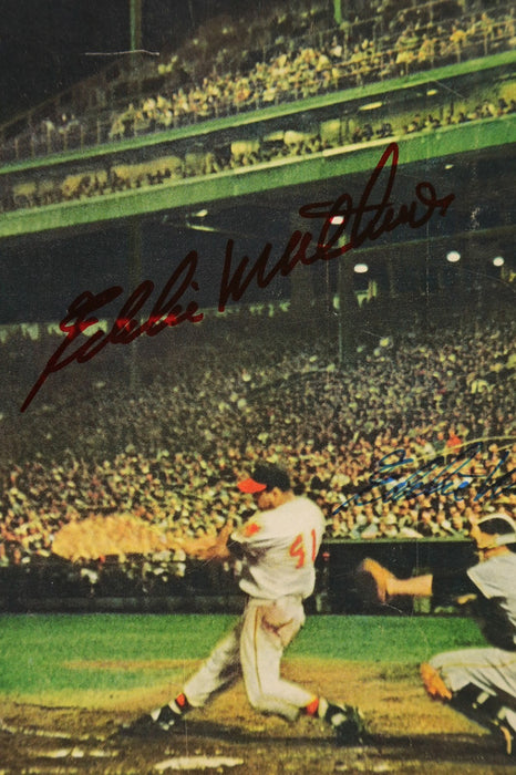 Eddie Mathews Signed 1954 Sports Illustrated First Issue PSA DNA COA